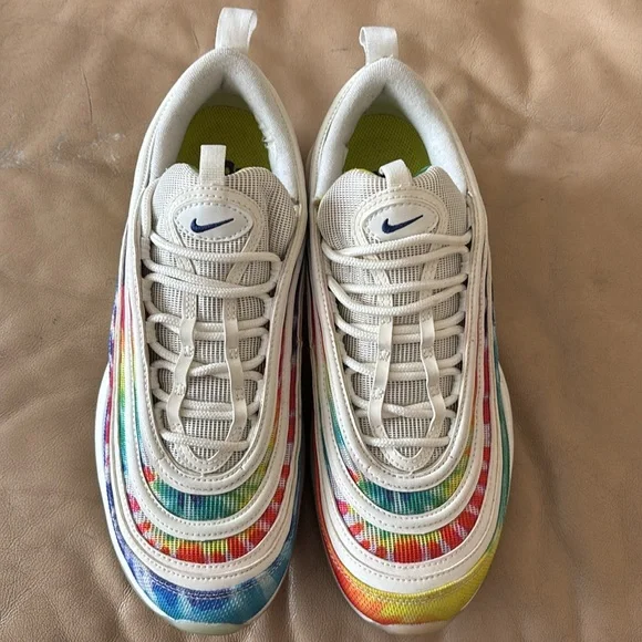 Nike Air Max 97 Golf "Tie Dye" (worn once, perfect condition) - Picture 2 of 4